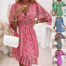 Load image into Gallery viewer, Long Sleeve Floral Dress