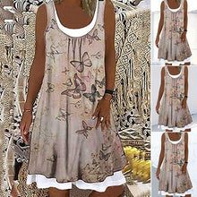 Load image into Gallery viewer, Sleeveless Digital Print Dress
