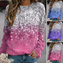 Load image into Gallery viewer, Printed Round Beck Long-sleeved T-shirt