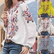 Load image into Gallery viewer, Print Long Sleeve Shirt