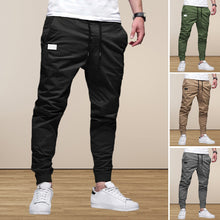 Load image into Gallery viewer, Solid Color Drawstring Casual Pants