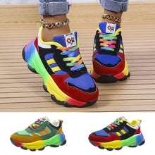 Load image into Gallery viewer, Hip Hop Street Sports Rainbow Sneakers