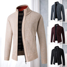 Load image into Gallery viewer, Cardigan Long Sleeve Knit Sports Sweater