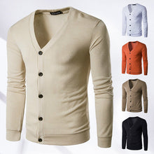 Load image into Gallery viewer, V-Neck Button-Up Cardigan Sweater
