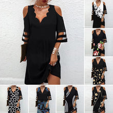 Load image into Gallery viewer, Flower Mesh Dress