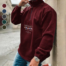 Load image into Gallery viewer, Letter Embroidered Thick Sweatshirt