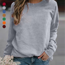 Load image into Gallery viewer, Women Crewneck Long Sleeve Sweatshirts