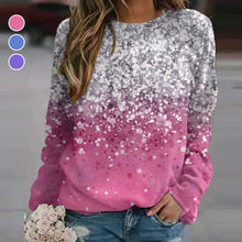 Load image into Gallery viewer, Printed Round Beck Long-sleeved T-shirt