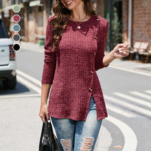 Load image into Gallery viewer, Crewneck Split Sweater