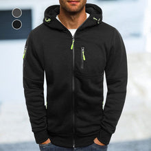 Load image into Gallery viewer, Mens Full-Zip Hooded Fleece Sweatshirt