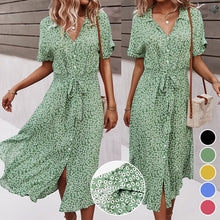 Load image into Gallery viewer, Casual Lace-up Dress