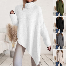 Load image into Gallery viewer, Irregular Turtleneck Sweater