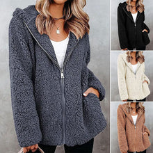 Load image into Gallery viewer, Hooded Zip Pocket Jacket