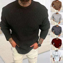 Load image into Gallery viewer, Solid Color Crew Neck Pullover
