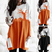 Load image into Gallery viewer, Halloween Pumpkin Dress