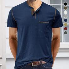 Load image into Gallery viewer, Solid Color Casual Short Sleeve T-Shirt