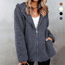 Load image into Gallery viewer, Hooded Zip Pocket Jacket