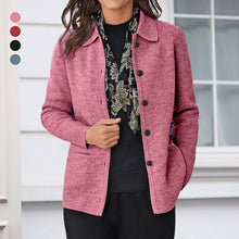 Load image into Gallery viewer, Long Sleeve Lapel Button Shirt Pocket Long Sleeve Jacket