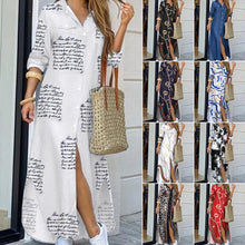 Load image into Gallery viewer, Fashionable Sexy Shirt Dress For Ladies