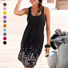 Load image into Gallery viewer, Sleeveless Printed Loose Dress
