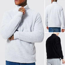Load image into Gallery viewer, Mens Fuzzy Sherpa Pullover Long Sleeve Fleece Sweatshirts