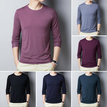 Load image into Gallery viewer, Crew Neck Bottoming Long Sleeve T-shirt