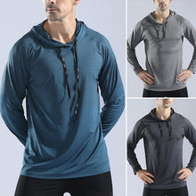 Load image into Gallery viewer, Men's Long Sleeve Hoodie T-Shirt