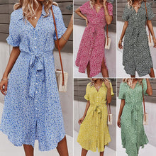 Load image into Gallery viewer, Casual Lace-up Dress