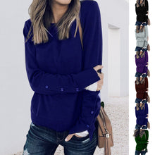 Load image into Gallery viewer, Buttoned Sleeve Sweatshirt