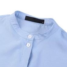 Load image into Gallery viewer, Leisure Button Cuffs Cotton Dress