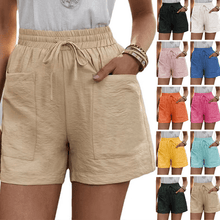 Load image into Gallery viewer, Loose Linen Lounge Shorts