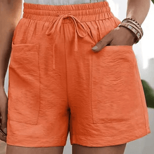 Load image into Gallery viewer, Loose Linen Lounge Shorts