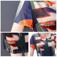 Load image into Gallery viewer, Mid-long Elegant Slimming Short Sleeve Stylish Dress