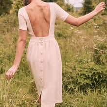 Load image into Gallery viewer, Open Back Button-up Dress