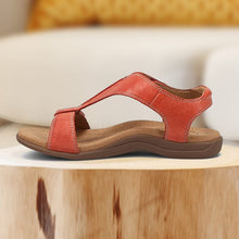 Load image into Gallery viewer, Platform Wedge Velcro Strap Sandals