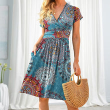 Load image into Gallery viewer, Pocket Print Dress