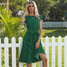 Load image into Gallery viewer, Polka Dot Pleated Dress