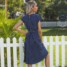 Load image into Gallery viewer, Polka Dot Pleated Dress