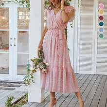 Load image into Gallery viewer, Printed Casual Holiday Dress