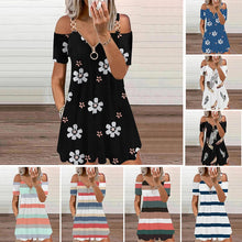 Load image into Gallery viewer, Printed Zip Slip Dress