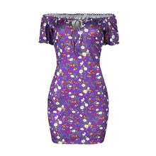 Load image into Gallery viewer, Sexy Off-the-Shoulder Plus Size Dress