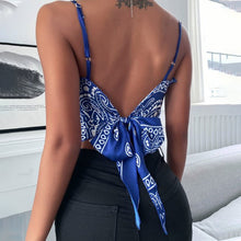 Load image into Gallery viewer, Sexy Vest Bowknot Backless Shirt