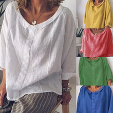 Load image into Gallery viewer, Solid Color Collar Pullover Shirt