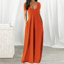 Load image into Gallery viewer, Solid Slant Pocket Dress