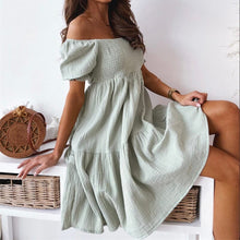 Load image into Gallery viewer, Summer Open-back Off-shoulder Long Dress