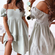 Load image into Gallery viewer, Summer Open-back Off-shoulder Long Dress