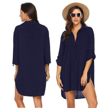 Load image into Gallery viewer, V-Neck Beach Sunscreen Shirt