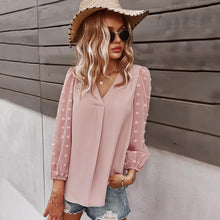 Load image into Gallery viewer, Chiffon Long Sleeve Blouses