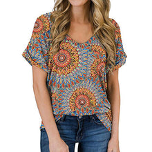 Load image into Gallery viewer, V-neck Loose Short Sleeves