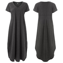 Load image into Gallery viewer, V-neck Slit Long Skirt